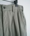 VU.ヴウ.dyed tapered pants vu-a22-p08[GREEN GRAY]:s_