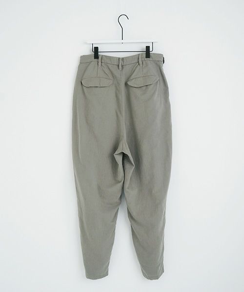 VU.ヴウ.dyed tapered pants vu-a22-p08[GREEN GRAY]:s_
