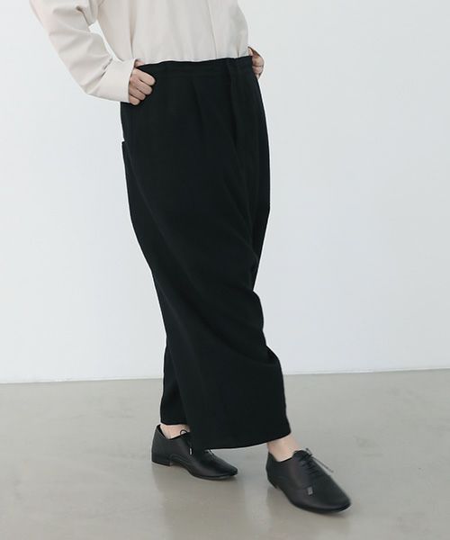 VU.ヴウ.wide silhouette pants vu-a22-p09[BLACK]