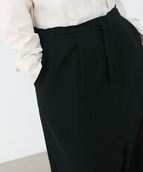 VU.ヴウ.wide silhouette pants vu-a22-p09[BLACK]