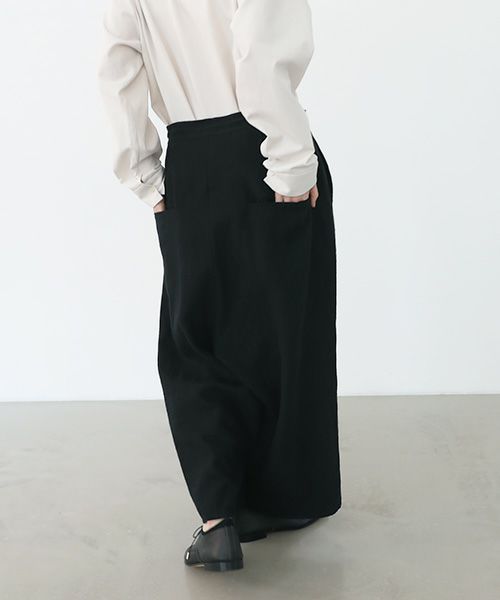 VU.ヴウ.wide silhouette pants vu-a22-p09[BLACK]