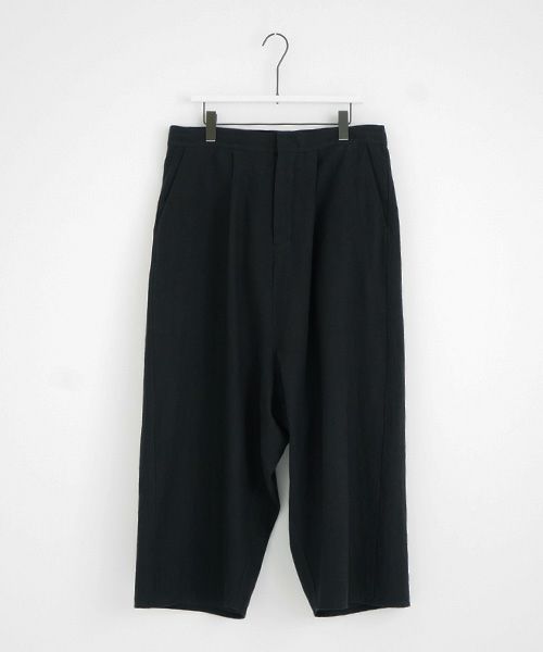 VU.ヴウ.wide silhouette pants vu-a22-p09[BLACK]