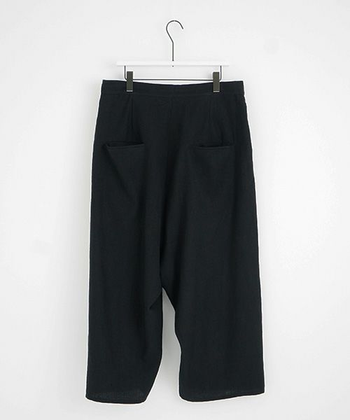 VU.ヴウ.wide silhouette pants vu-a22-p09[BLACK]