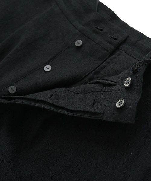 VU.ヴウ.wide silhouette pants vu-a22-p09[BLACK]