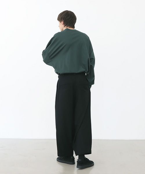 VU ヴウ knee wide pants vu-a22-p10[BLACK]_