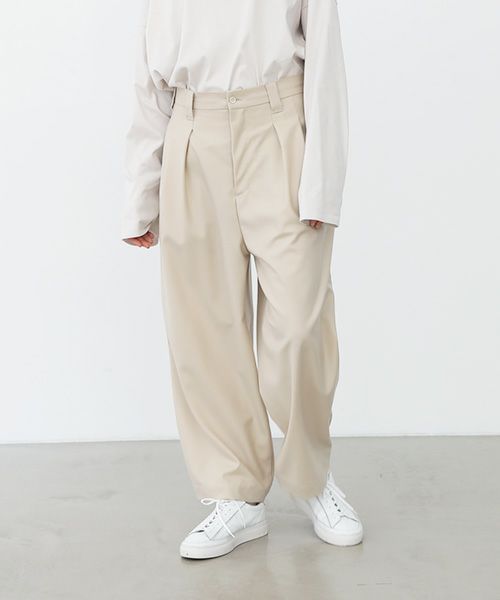 VU.ヴウ.knee wide pants vu-a22-p10[OFF WHITE]_