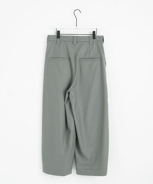 VU.ヴウ.knee wide pants vu-a22-p10[GREEN GRAY]_