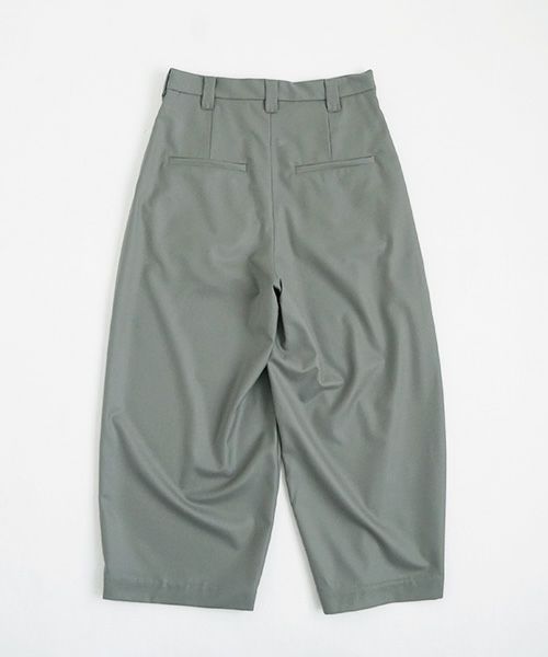 VU.ヴウ.knee wide pants vu-a22-p10[GREEN GRAY]_