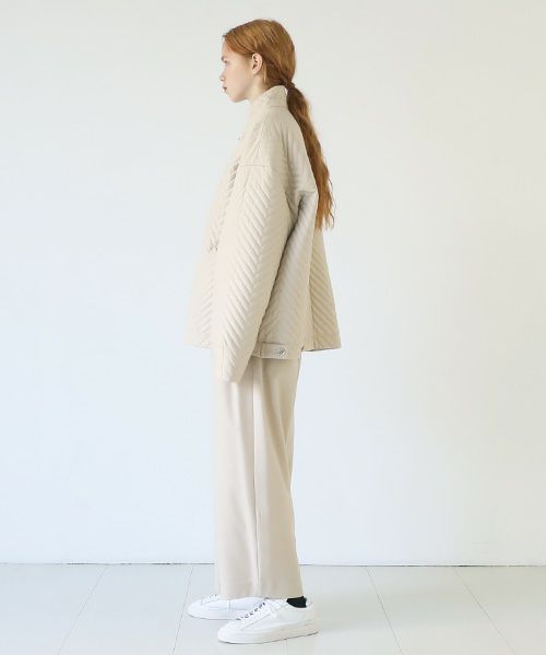 VU.ヴウ.zigzag stand collar bluson vu-a22-b12[OFF WHITE]_