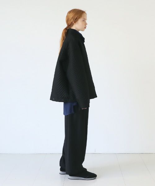 VU.ヴウ.zigzag stand collar bluson vu-a22-b12[BLACK]