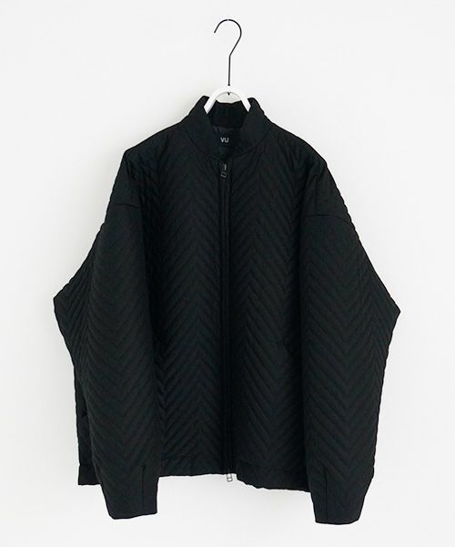 VU.ヴウ.zigzag stand collar bluson vu-a22-b12[BLACK]