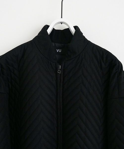 VU.ヴウ.zigzag stand collar bluson vu-a22-b12[BLACK]