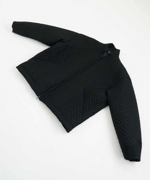 VU.ヴウ.zigzag stand collar bluson vu-a22-b12[BLACK]