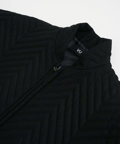 VU.ヴウ.zigzag stand collar bluson vu-a22-b12[BLACK]