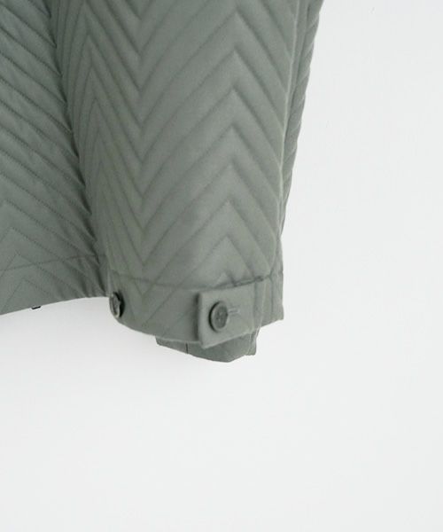 VU.ヴウ.zigzag stand collar bluson vu-a22-b12[GREEN GRAY]_