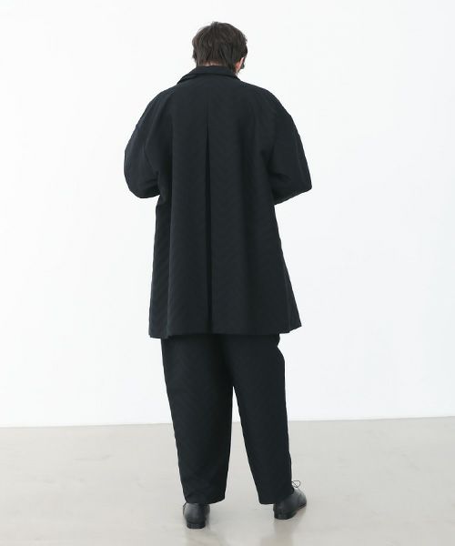 VU.ヴウ.zigzag sten collar coat vu-a22-c14[BLACK]