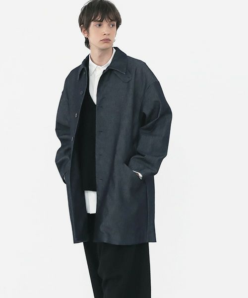 VU.ヴウ.sten collar coat vu-a22-c14[DEEP BLUE]:s_