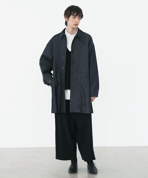 VU.ヴウ.sten collar coat vu-a22-c14[DEEP BLUE]:s_