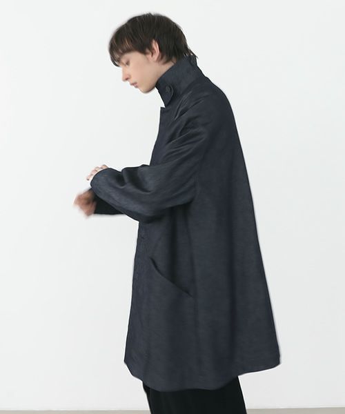 VU.ヴウ.sten collar coat vu-a22-c14[DEEP BLUE]:s_