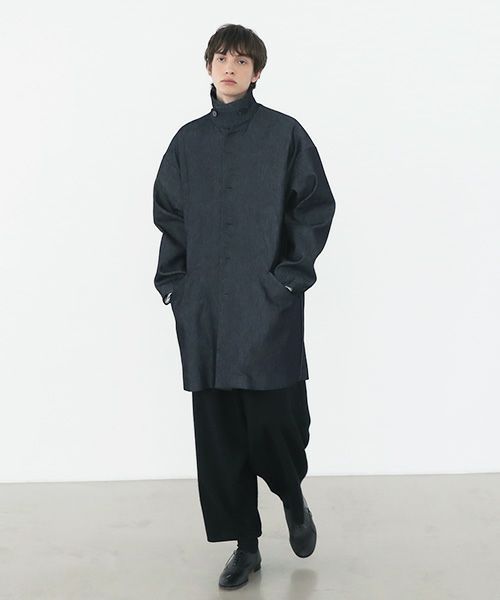 VU.ヴウ.sten collar coat vu-a22-c14[DEEP BLUE]:s_