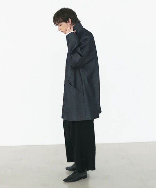 VU.ヴウ.sten collar coat vu-a22-c14[DEEP BLUE]:s_