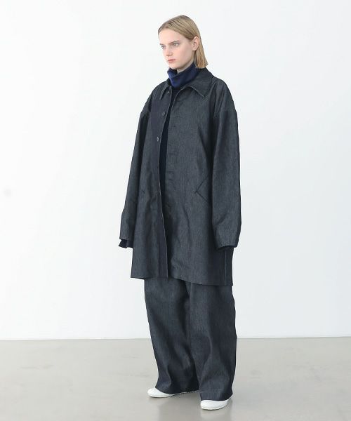 VU.ヴウ.sten collar coat vu-a22-c14[DEEP BLUE]:s_