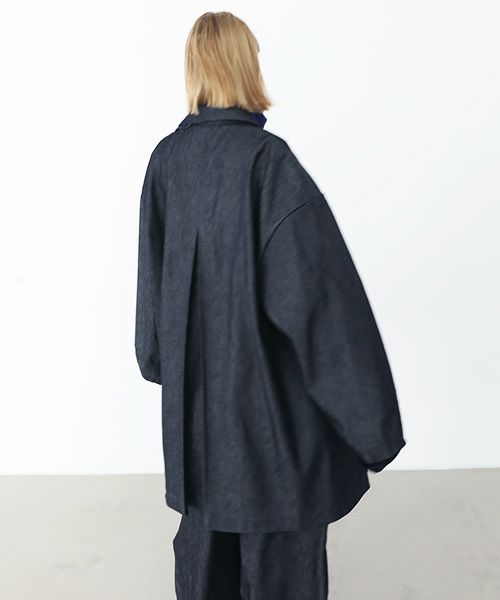 VU.ヴウ.sten collar coat vu-a22-c14[DEEP BLUE]:s_