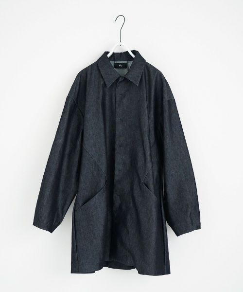VU.ヴウ.sten collar coat vu-a22-c14[DEEP BLUE]:s_