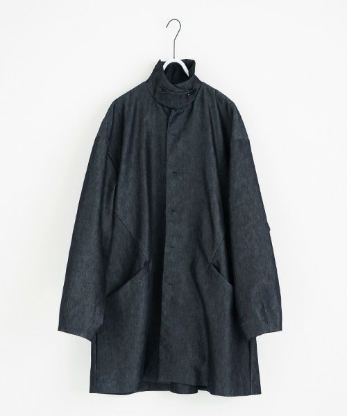 VU.ヴウ.sten collar coat vu-a22-c14[DEEP BLUE]:s_