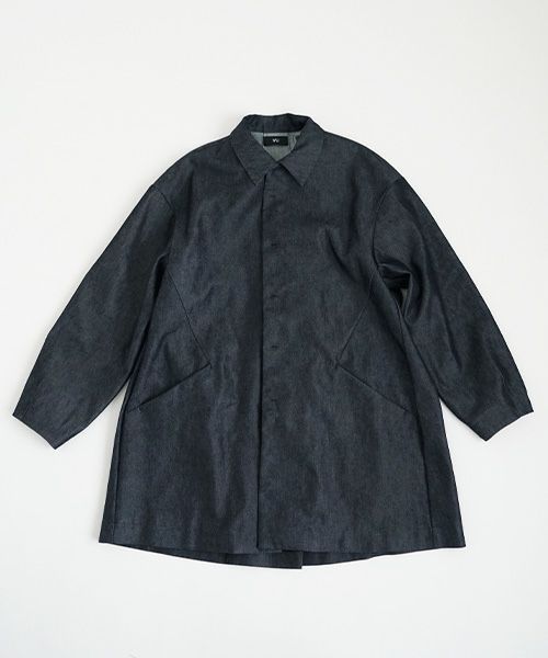 VU.ヴウ.sten collar coat vu-a22-c14[DEEP BLUE]:s_