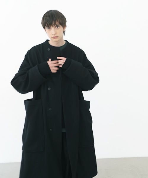 VU.ヴウ.no collar coat vu-a22-c15[BLACK]:s
