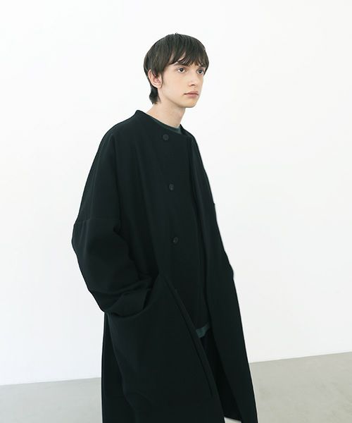 VU.ヴウ.no collar coat vu-a22-c15[BLACK]:s