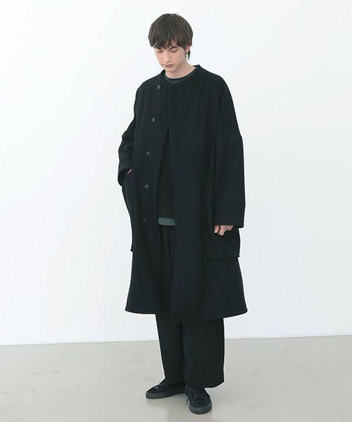 VU.ヴウ.no collar coat vu-a22-c15[BLACK]:s