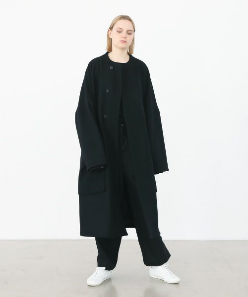 VU.ヴウ.no collar coat vu-a22-c15[BLACK]:s