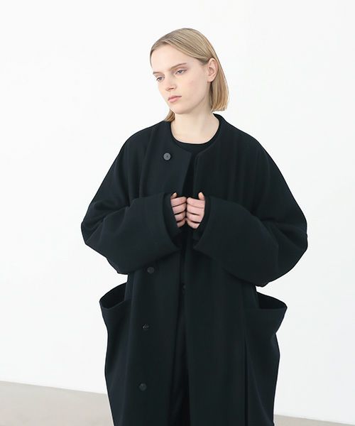 VU.ヴウ.no collar coat vu-a22-c15[BLACK]:s