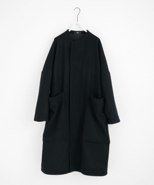 VU.ヴウ.no collar coat vu-a22-c15[BLACK]:s