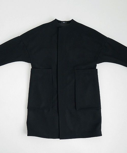 VU.ヴウ.no collar coat vu-a22-c15[BLACK]:s