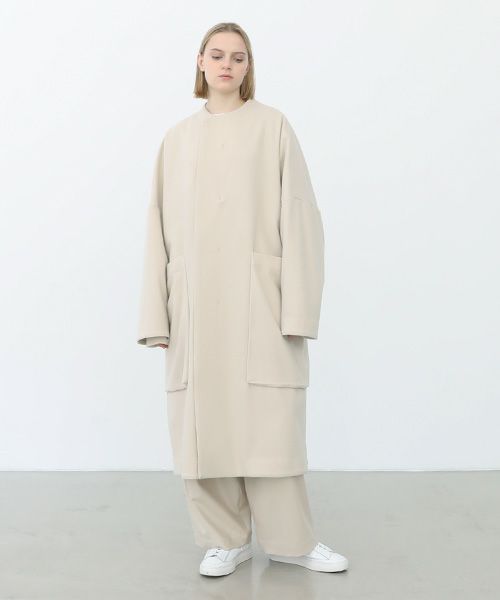 VU.ヴウ.no collar coat vu-a22-c15[OFF WHITE]_
