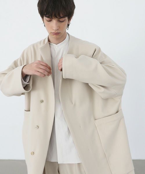 VU.ヴウ.no collar coat vu-a22-c15[OFF WHITE]_