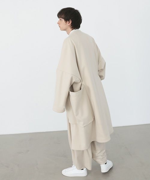 VU.ヴウ.no collar coat vu-a22-c15[OFF WHITE]_