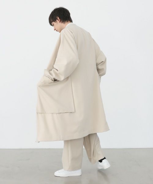 VU.ヴウ.no collar coat vu-a22-c15[OFF WHITE]_