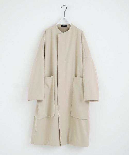 VU.ヴウ.no collar coat vu-a22-c15[OFF WHITE]_