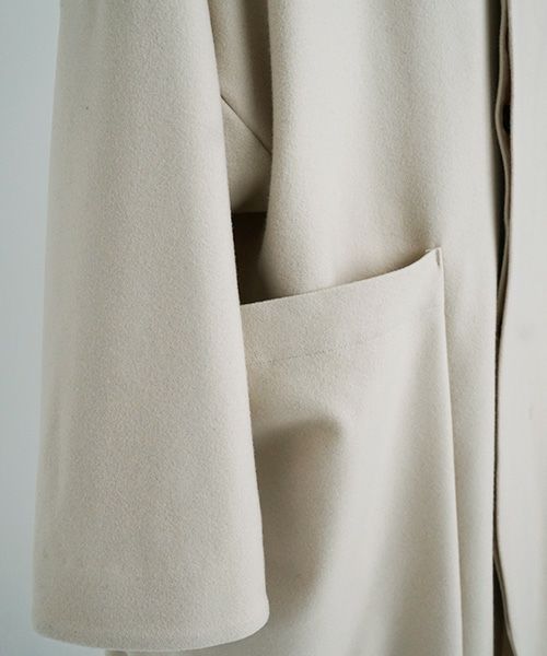 VU.ヴウ.no collar coat vu-a22-c15[OFF WHITE]_