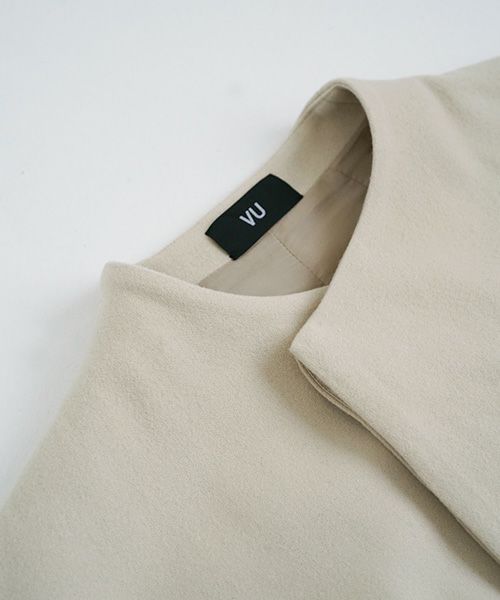VU.ヴウ.no collar coat vu-a22-c15[OFF WHITE]_