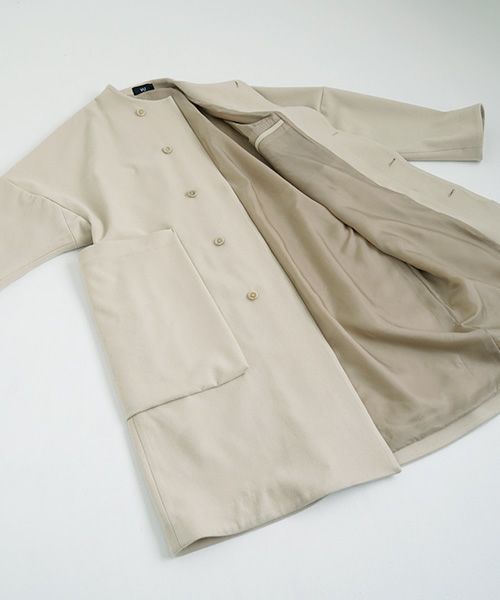 VU.ヴウ.no collar coat vu-a22-c15[OFF WHITE]_
