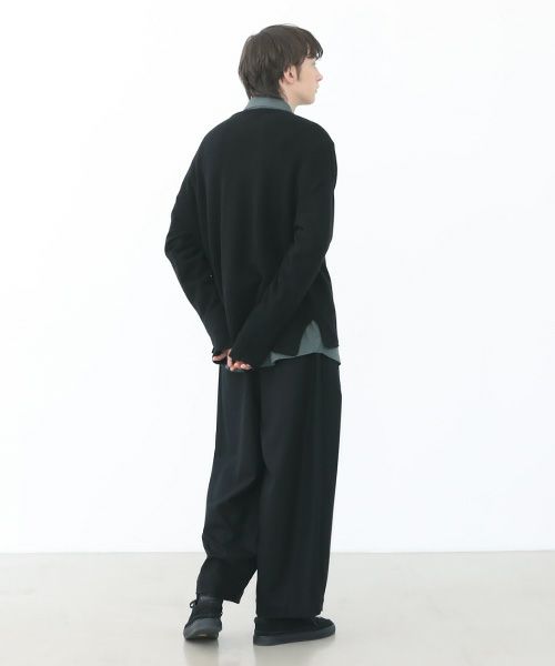 VU.ヴウ.cashmere crew neck knit vu-a22-k16[BLACK]:s_