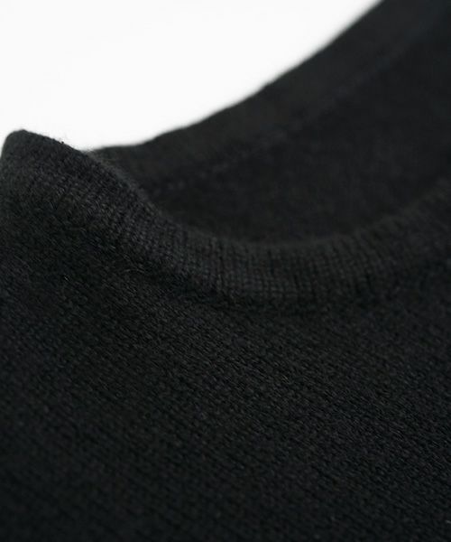 VU.ヴウ.cashmere crew neck knit vu-a22-k16[BLACK]:s_