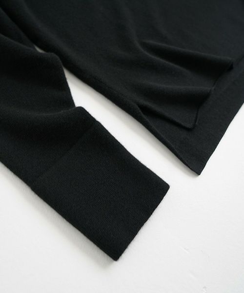 VU.ヴウ.cashmere crew neck knit vu-a22-k16[BLACK]:s_