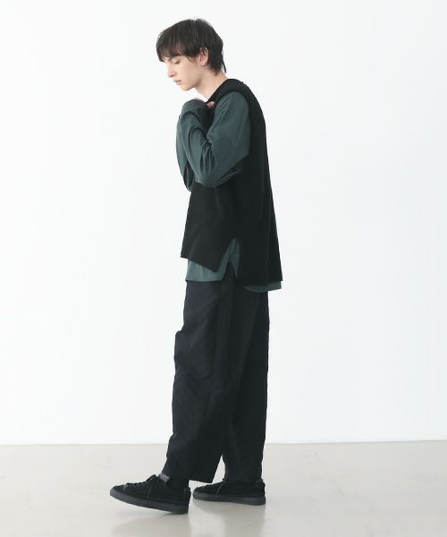 VU.ヴウ.cashmere knit vest vu-a22-k17[BLACK]_
