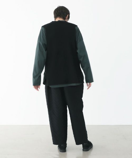 VU.ヴウ.cashmere knit vest vu-a22-k17[BLACK]_